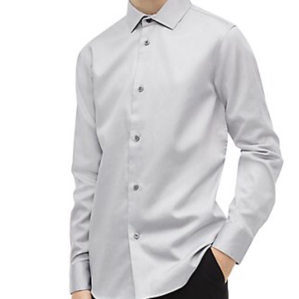 Boy’s Calvin Klein Gray Dress Shirt